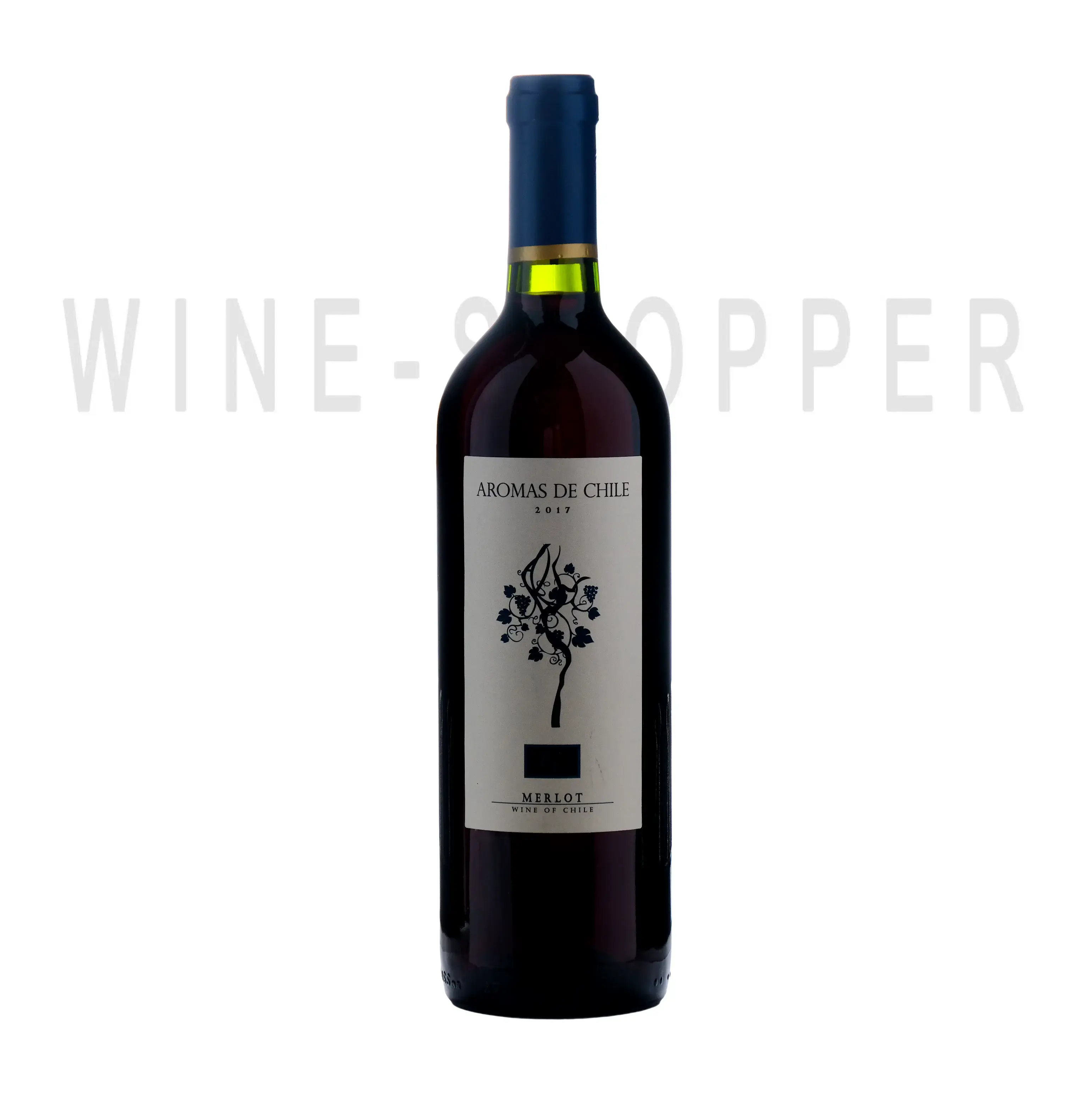 Вино Aromas de Chile Merlot 2021 0.75 л