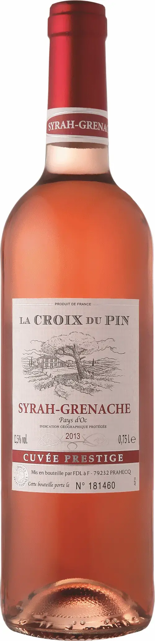 Вино La Croix du Pin Syrah Grenache 2013 0.75 л