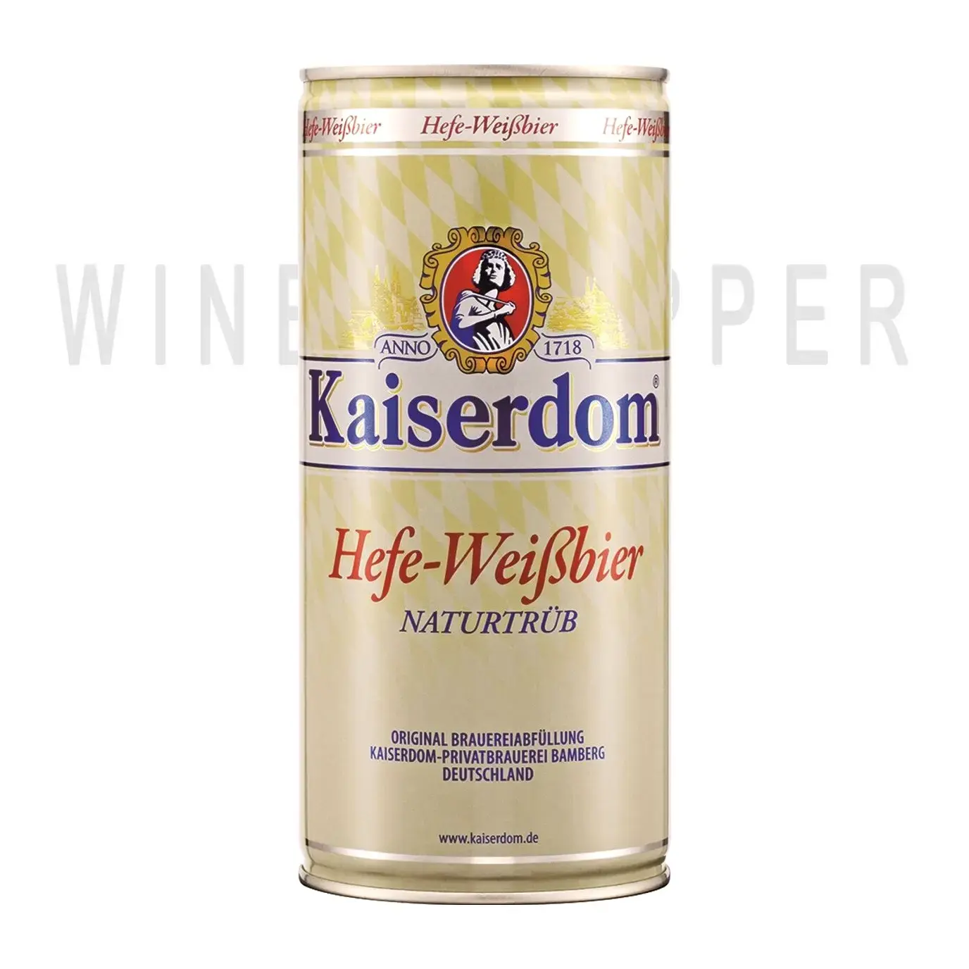 Пиво Kaiserdom Hefe-Weissbier in can 1 л
