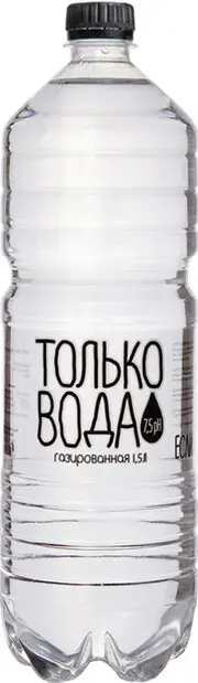  Вода Только Газированная в пластиковой бутылке (1 из 6 бут) 1.5 л