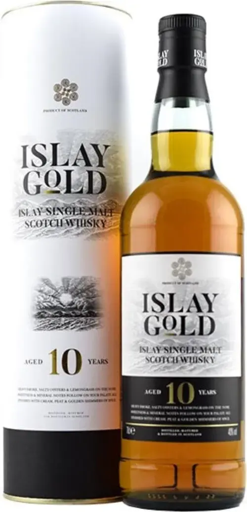 Виски Ian Macleod Distillers, Islay Gold 10 Years Old, in tube, 0.7 л
