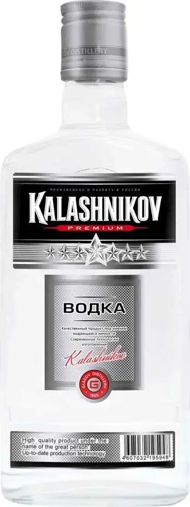 Водка Калашников Премиум, 0.375 л