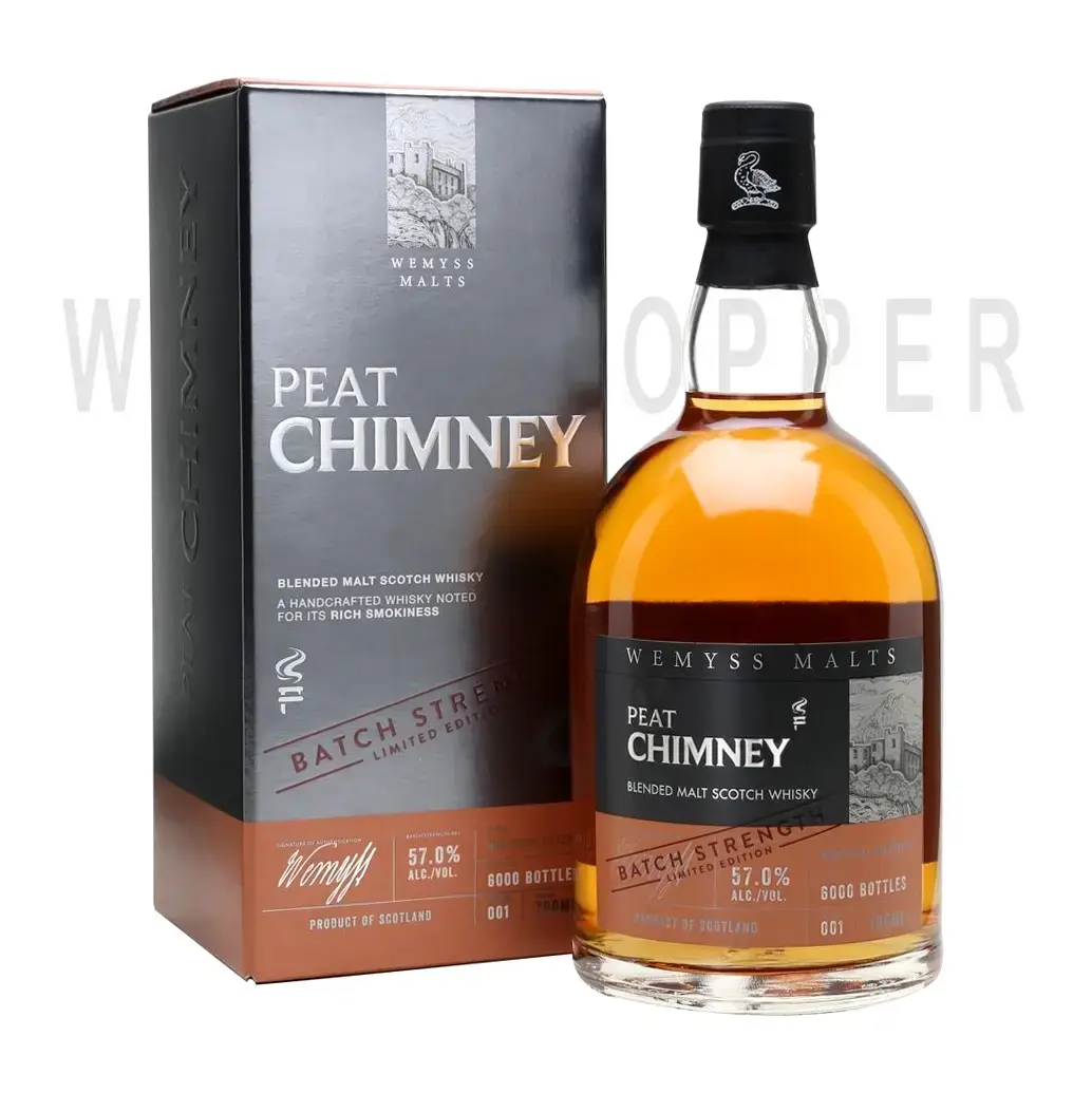 Виски Peat Chimney Batch Strength 3 Years Old gift box 0.7 л
