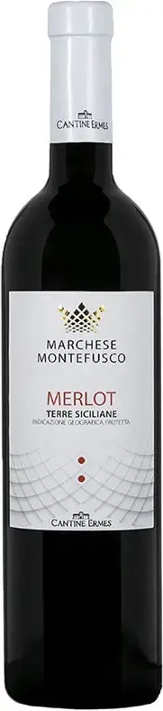 Вино Marchese Montefusco Merlot Terre Siciliane IGT 2022 0.75 л