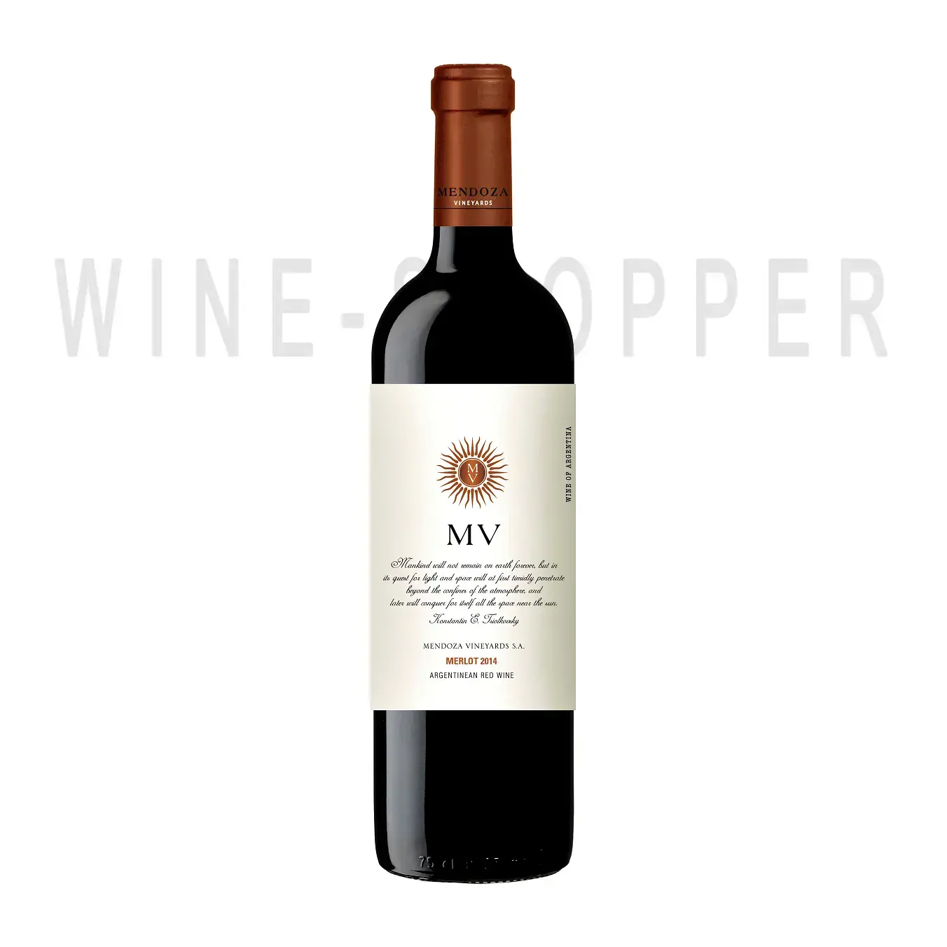Вино Merlot Mendoza Vineyards 2014 0.75 л