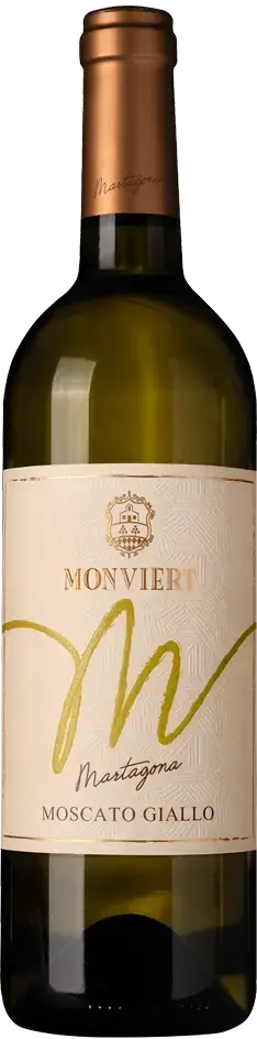 Игристое вино жемчужное Monviert Martagona Moscato Giallo 2022 0.75 л