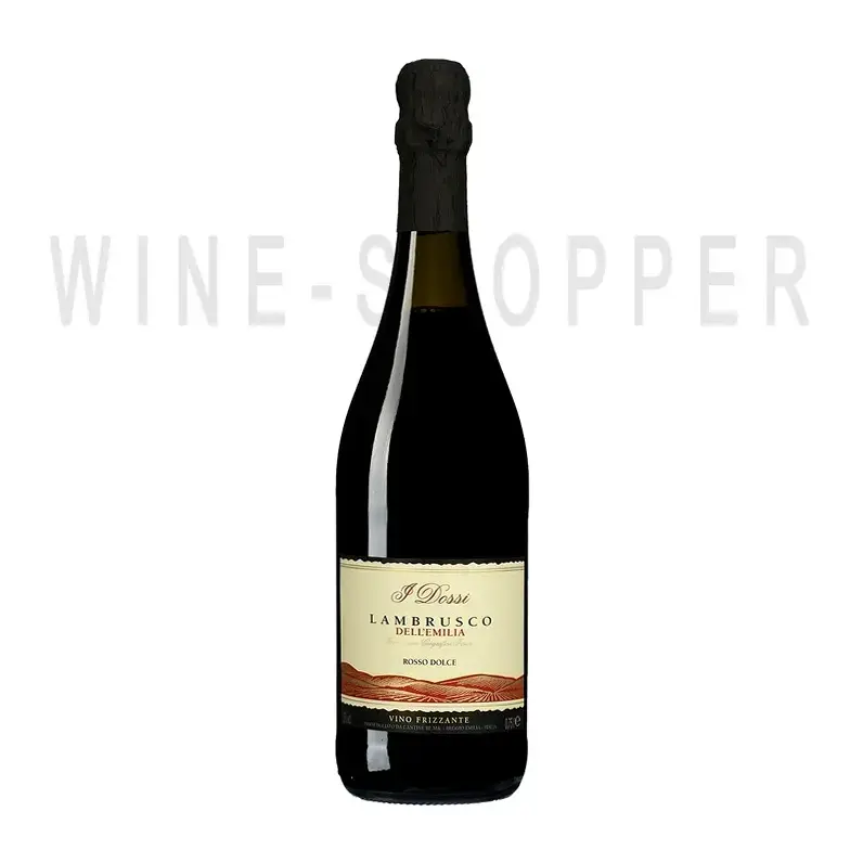 Игристое вино Lambrusco Rosso dell'Emilia IGT 0.75 л