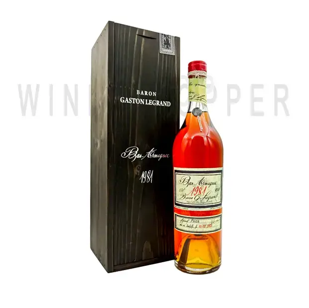 Арманьяк Baron G. Legrand Bas Armagnac in box 1981 0.7 л