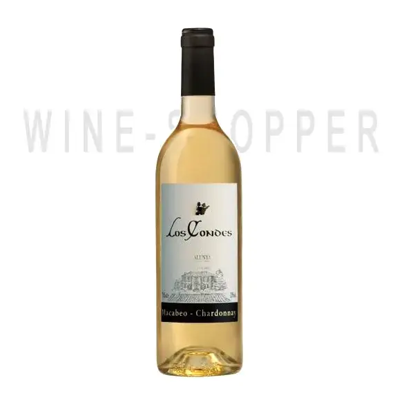 Вино Catalunya DO Los Condes Macabeo Chardonnay 2015 0.75 л