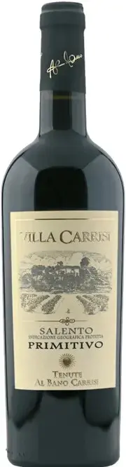 Вино Al Bano Carrisi Villa Carrisi Primitivo Salento IGP, 2022, 0.75 л