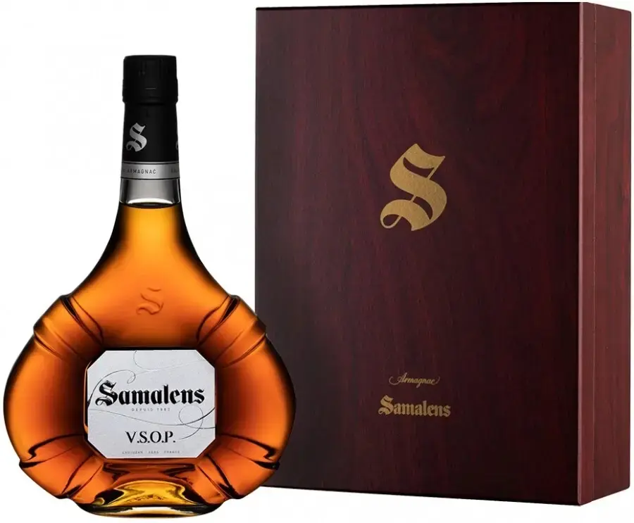 Арманьяк Samalens Bas Armagnac VSOP, wooden box, 0.7 л