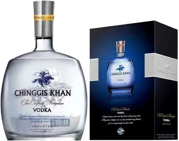 Водка Chinggis Khan, gift box, 0.75 л