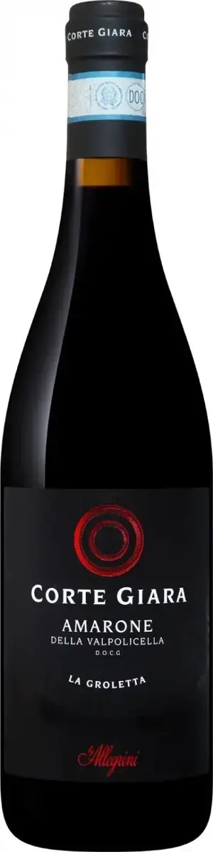 Вино Amarone della Valpolicella La Groletta DOC, 2021, 0.75 л