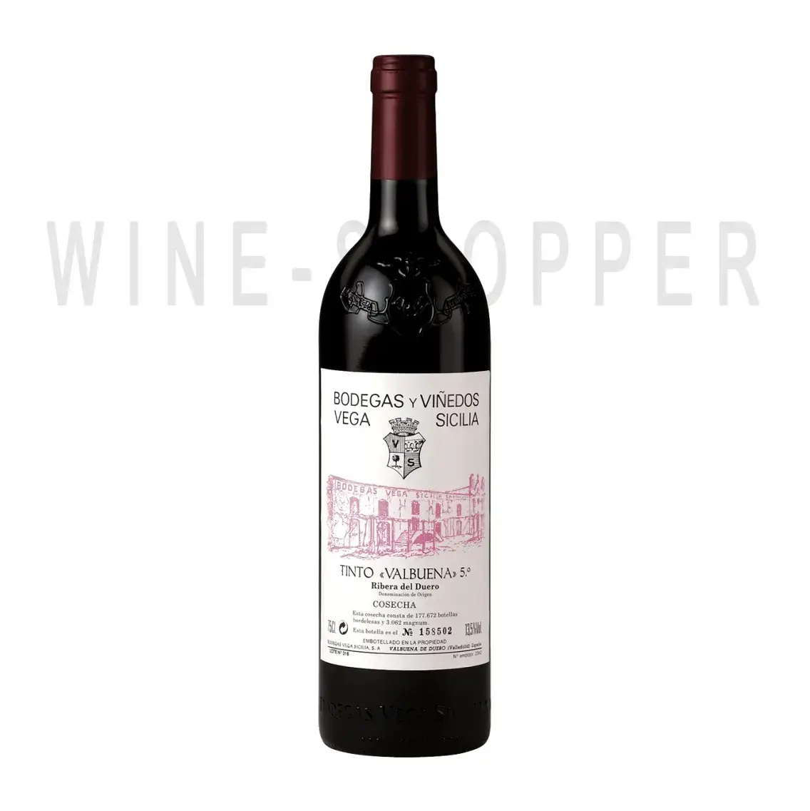 Вино Valbuena 5, Bodegas Vega Sicilia 2012 0.75 л