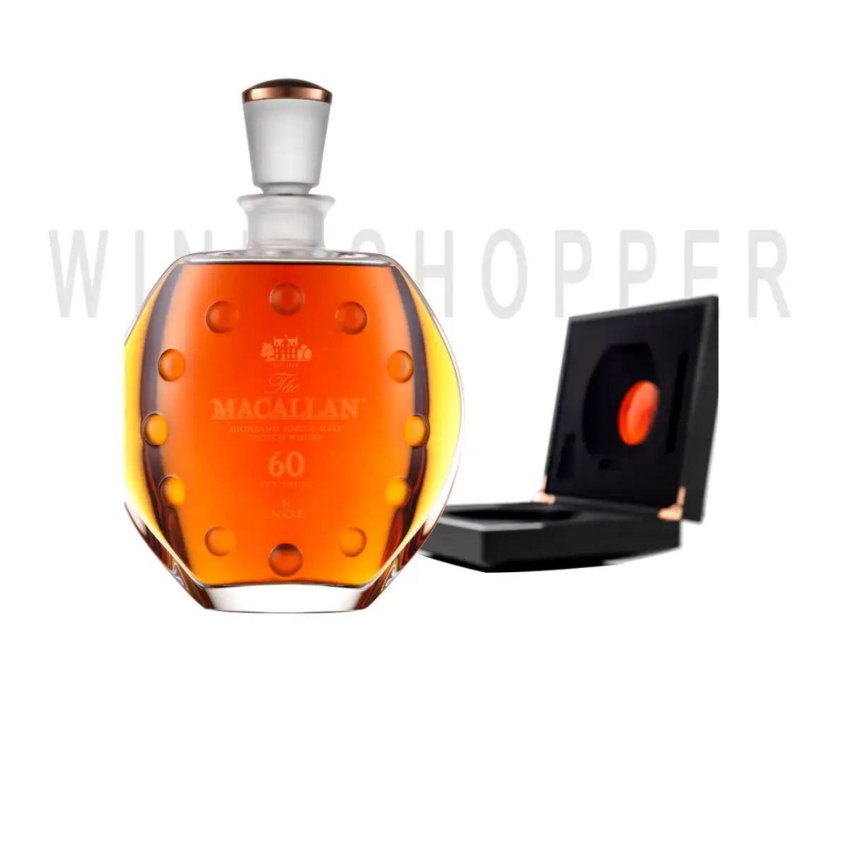 Виски Macallan in Lalique 60 years old, gift box 0.7 л