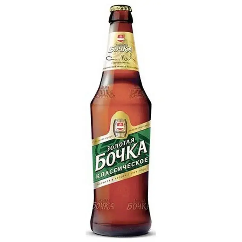 Пиво Zolotaja Bochka Klassicheskoe 0.45 л