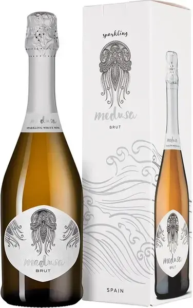 Игристое вино Medusa Brut gift box, 2022, 0.75 л