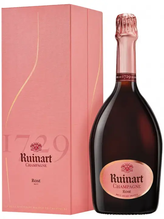 Шампанское Ruinart, Rose Brut, gift box, 0.75 л 
