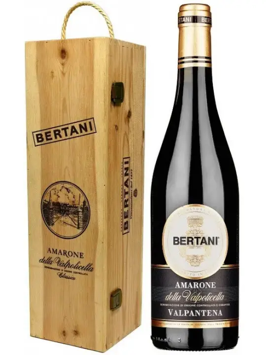Вино Bertani Amarone della Valpolicella Valpantena DOCG wooden box, 2016, 0.75 л
