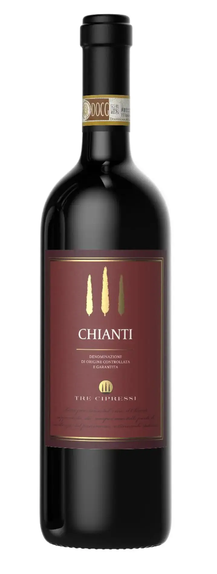 Вино Tre Cipressi Chianti, 2023, 0.75 л