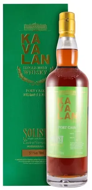 Виски Kavalan Solist Port Single Cask (57,1%), gift box 0.7 л 