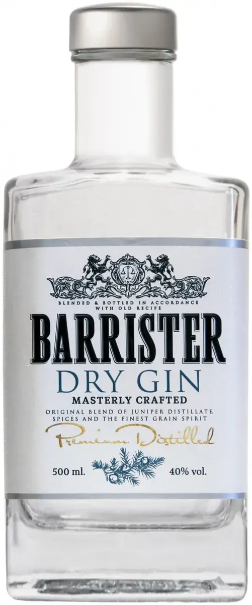 Джин Barrister dry gin 0.5 л