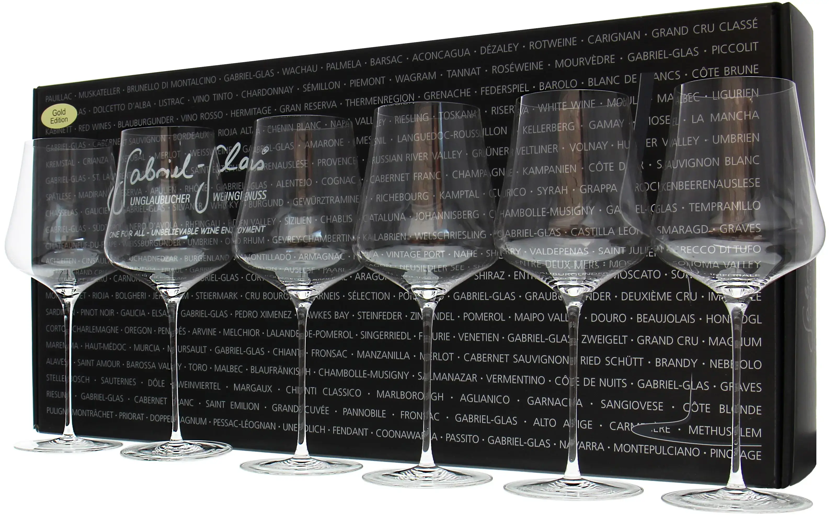 Бокалы Gabriel-Glas Gold Edition Set of 6 pcs, 0.51 л