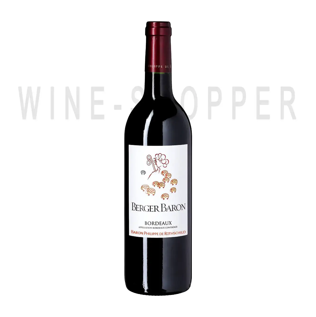 Вино Baron Philippe de Rothschild Berger Baron Rouge 0.75 л