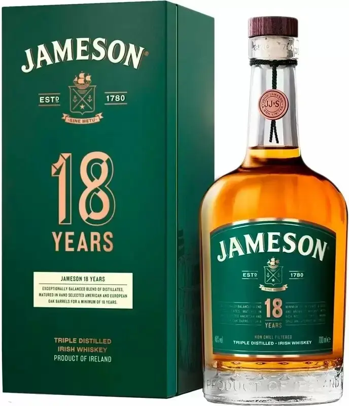 Виски Jameson 18 years with box 0.7 л