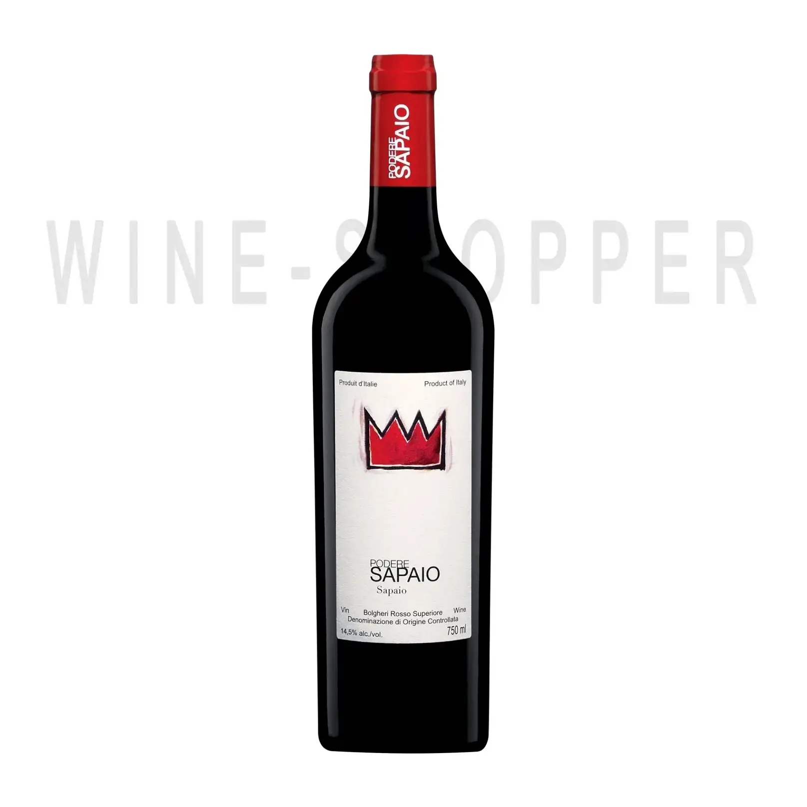 Вино Podere Sapaio Sapaio Bolgheri Superiore DOC 2015 0.75 л