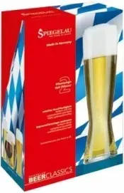 Аксессуары для дома Spiegelau Beer Classics Tall Pilsner Set of 2 Glasses in gift box 0.425 л