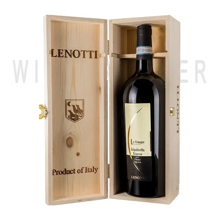 Вино Lenotti Le Crosare Valpolicella Ripasso DOC Classico Superiore wooden box 2015 1.5 л