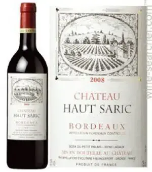 Вино Chateau Haut Saric Bordeaux 0.75 л