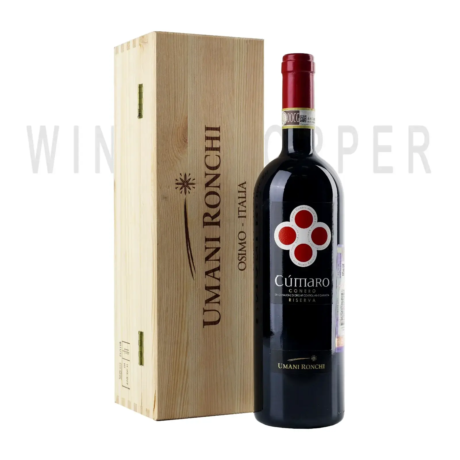 Вино Cumaro Conero Riserva DOC wooden box 2013 1.5 л