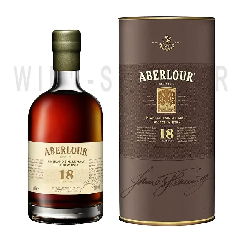 Виски Aberlour 18 Years Old in tube 0.5 л