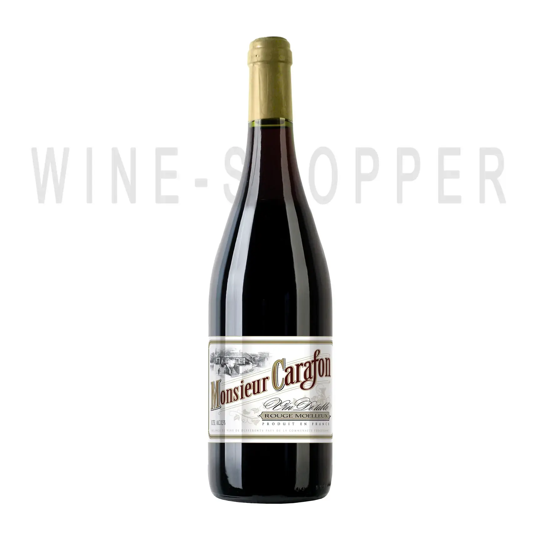 Вино Rouge Moelleux Monsieur Carafon 0.75 л