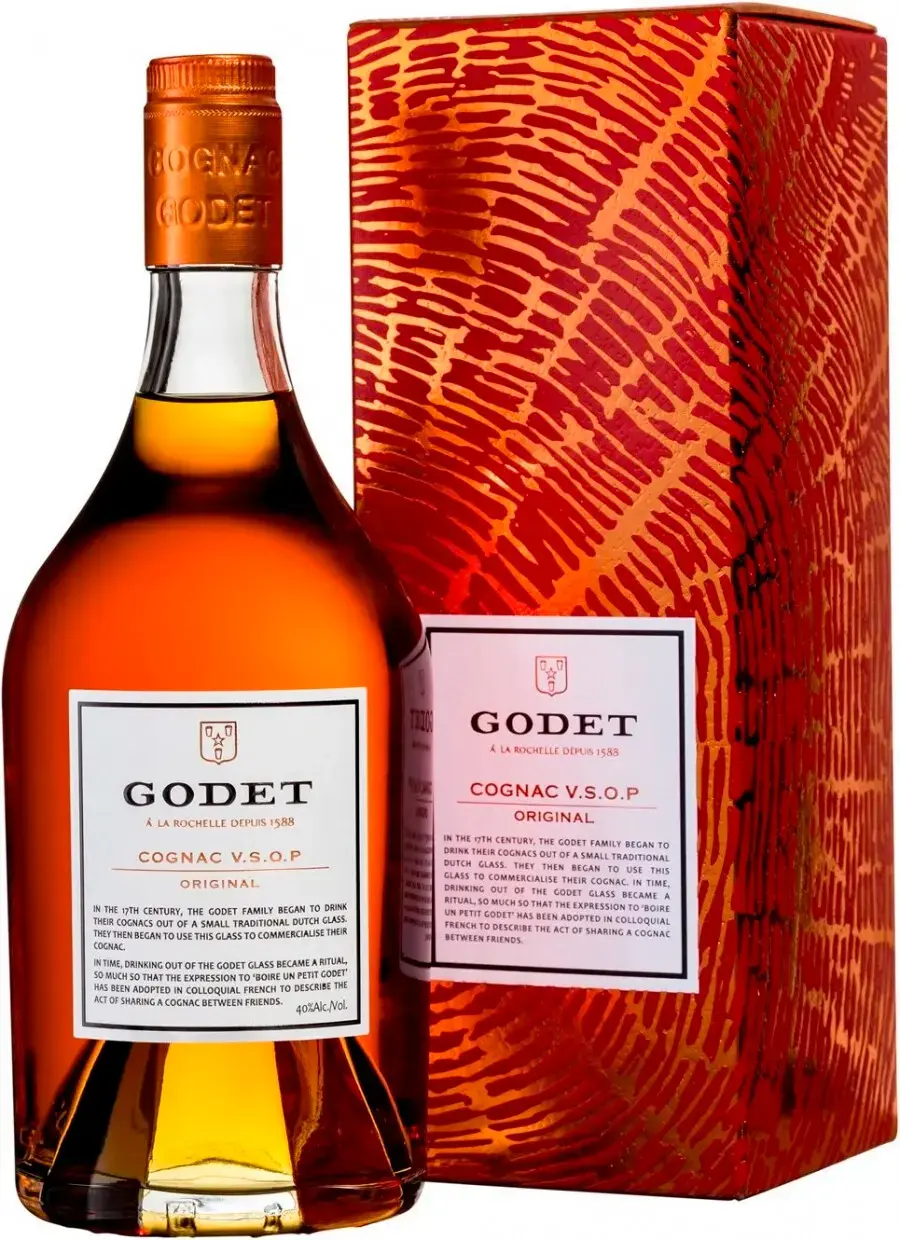 Коньяк Godet Original VSOP gift box 0.7 л