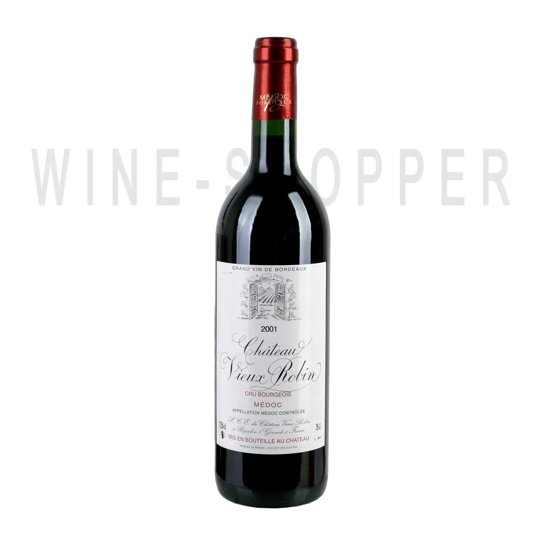 Вино Chateau Vieux Robin Medoc Cru Bourgeois`01 2001 0.75 л