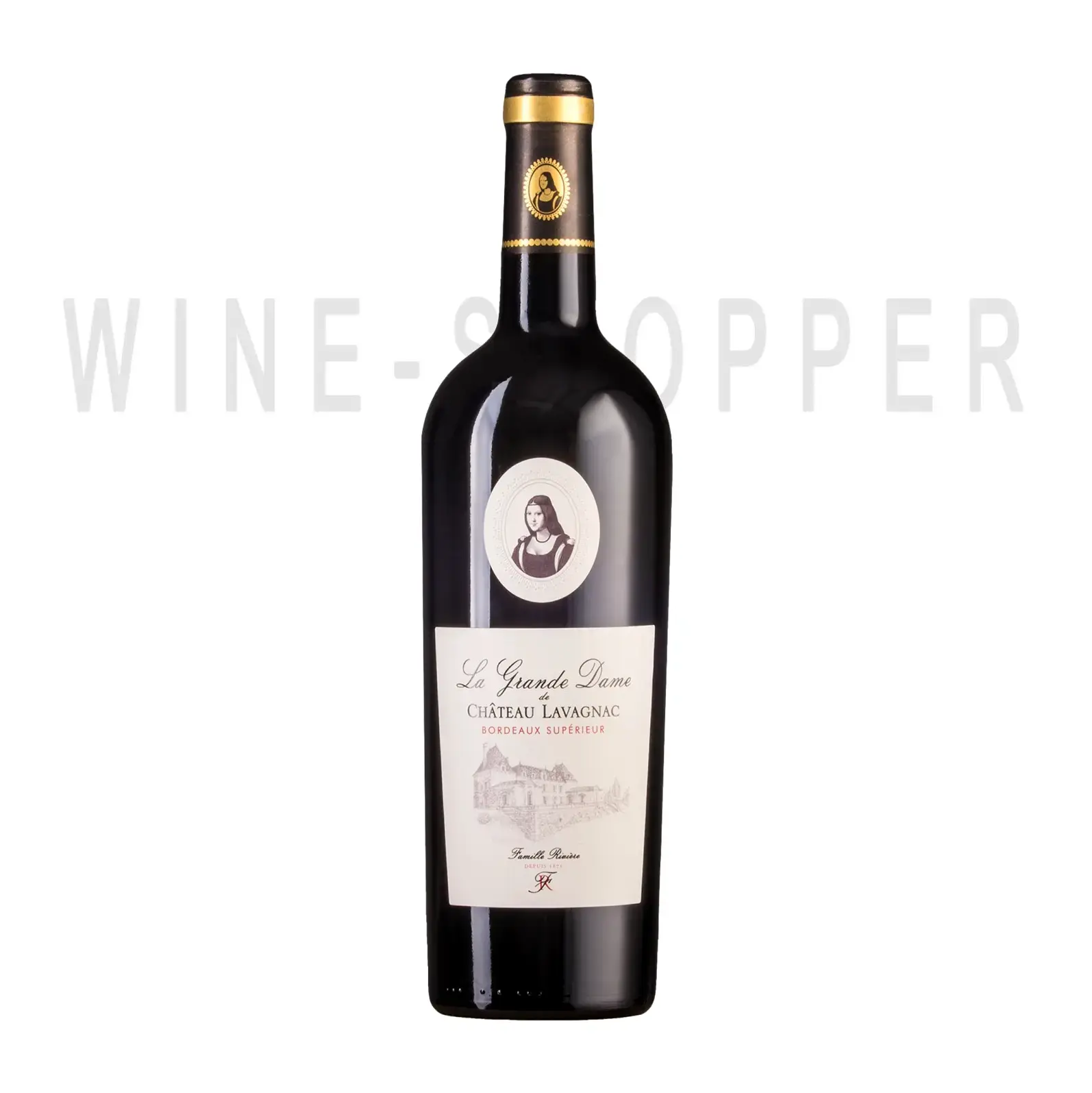 Вино La Grande Dame de Chateau de Lavagnac Bordeaux Superieur AOC 0.75 л