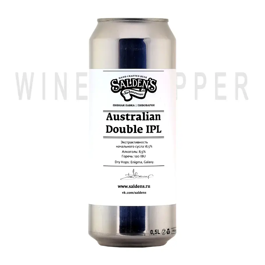 Пиво Salden's Australian Double IPL, in can 0.5 л