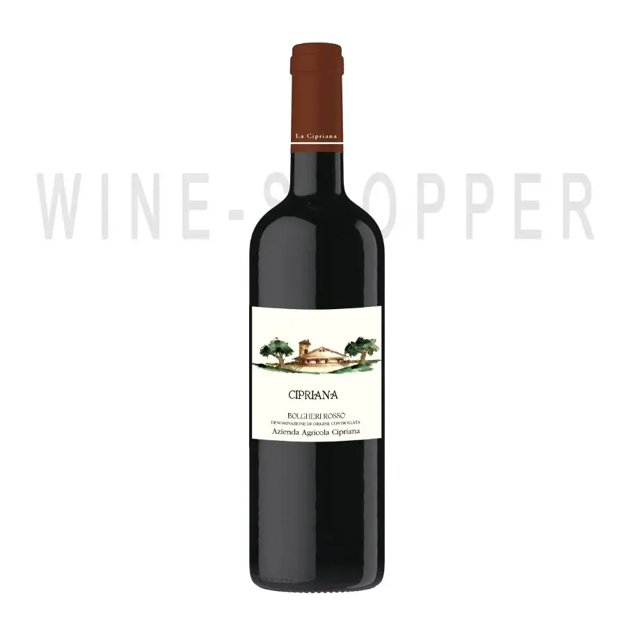 Вино Cipriana, Bolgheri Rosso DOC 2017 0.75 л