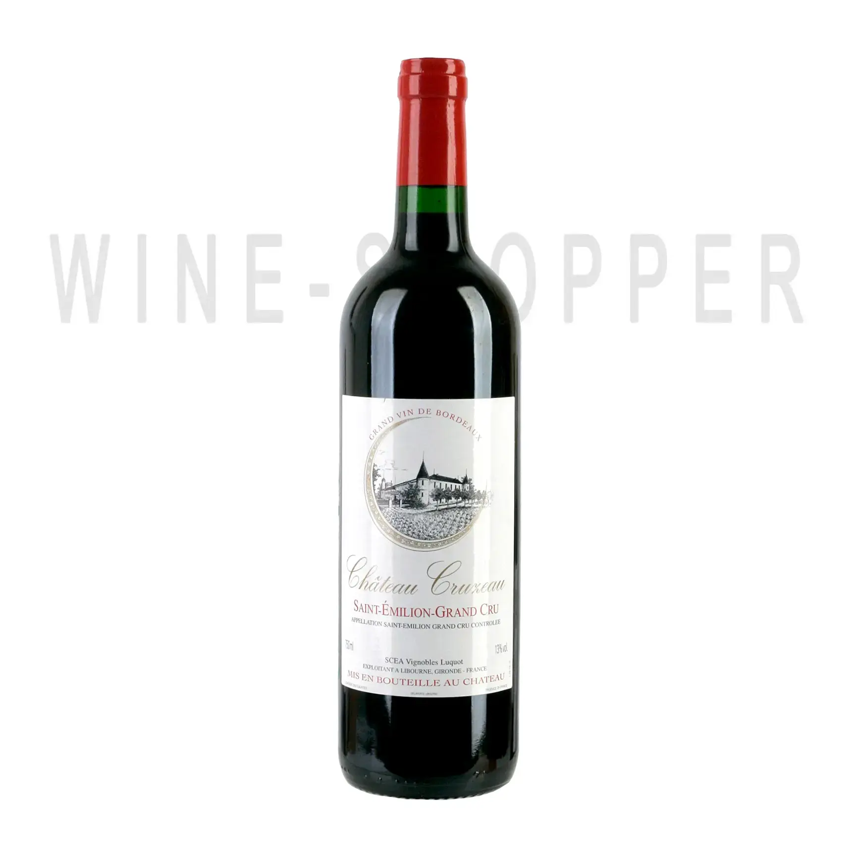 Вино Chateau Cruzeau Saint-Emilion-Grand Cru`11 2011 0.75 л