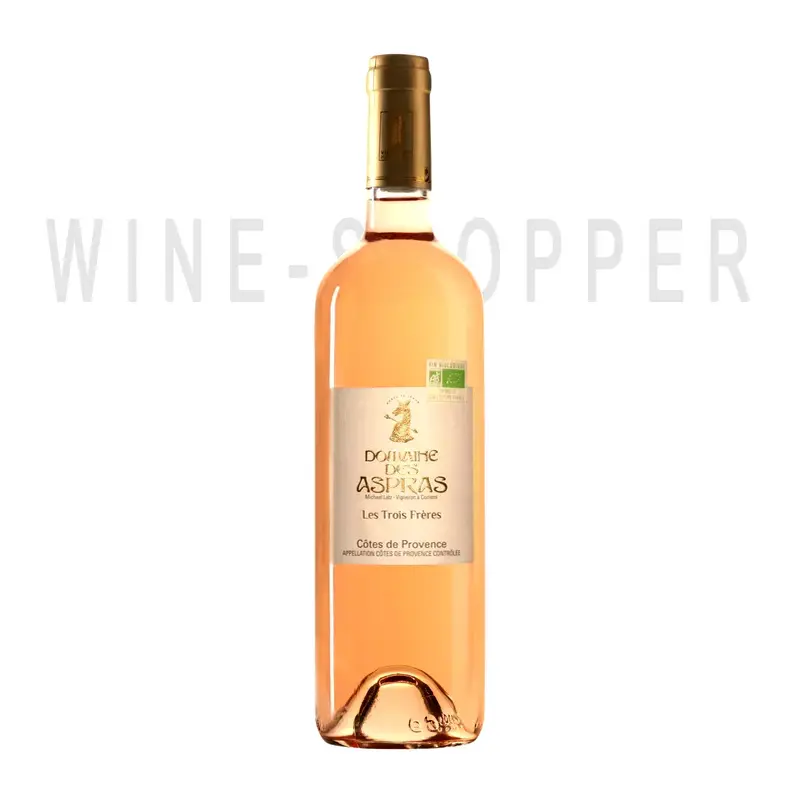Вино Domaine des Aspras, Les Trois Freres Rose, Cotes de Provence AOP 2016 0.75 л
