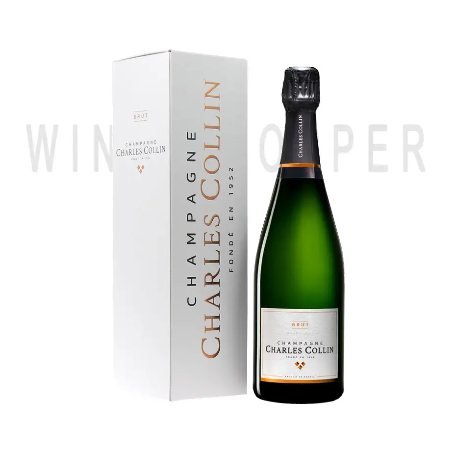 Шампанское Charles Collin, Brut, Champagne AOC, gift box 0.75 л