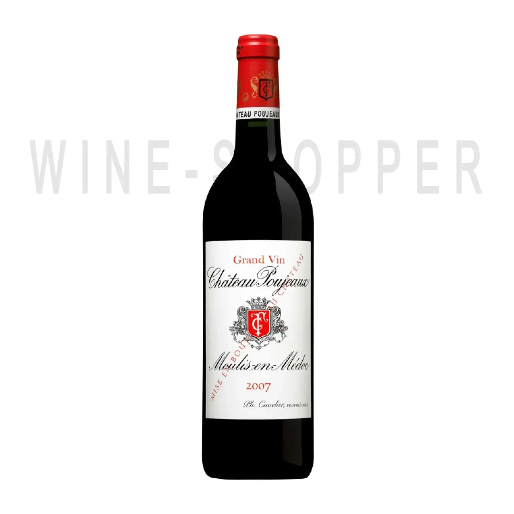 Вино Chateau Poujeaux Moulis-en-Medoc AOC Cru Bourgeois 2000 0.75 л