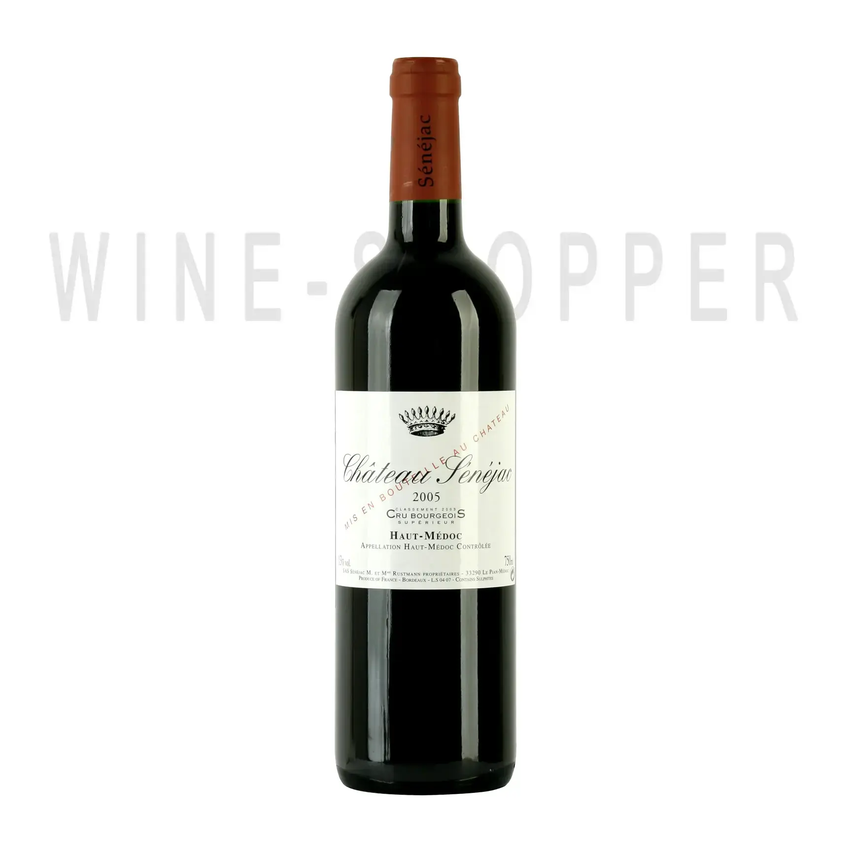 Вино Chateau Senejac Cru Bourgeois Superieur 2007 0.75 л