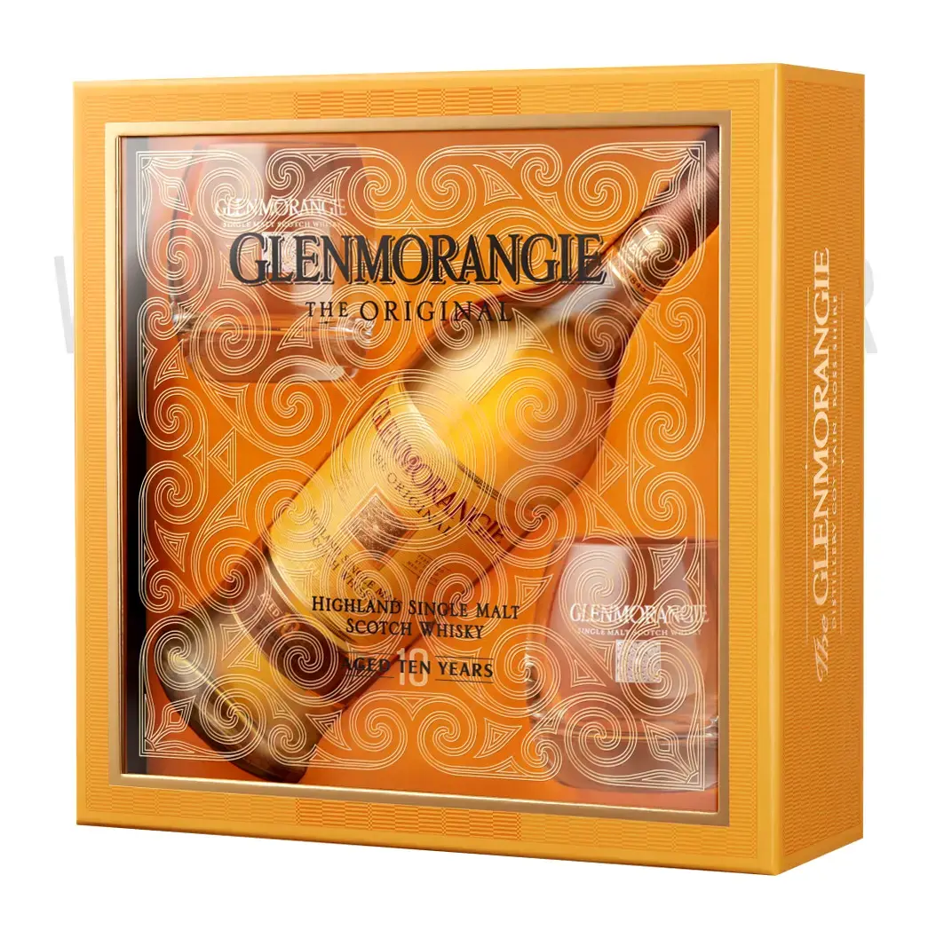 Виски Glenmorangie The Original, gift box with 2 glasses gift box, 0.7 л