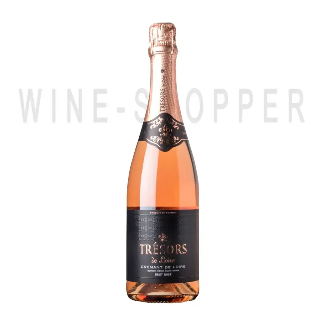 Игристое вино Joseph Verdier, Tresors de Loire Brut Rose, Cremant de Loire AOC 0.75 л