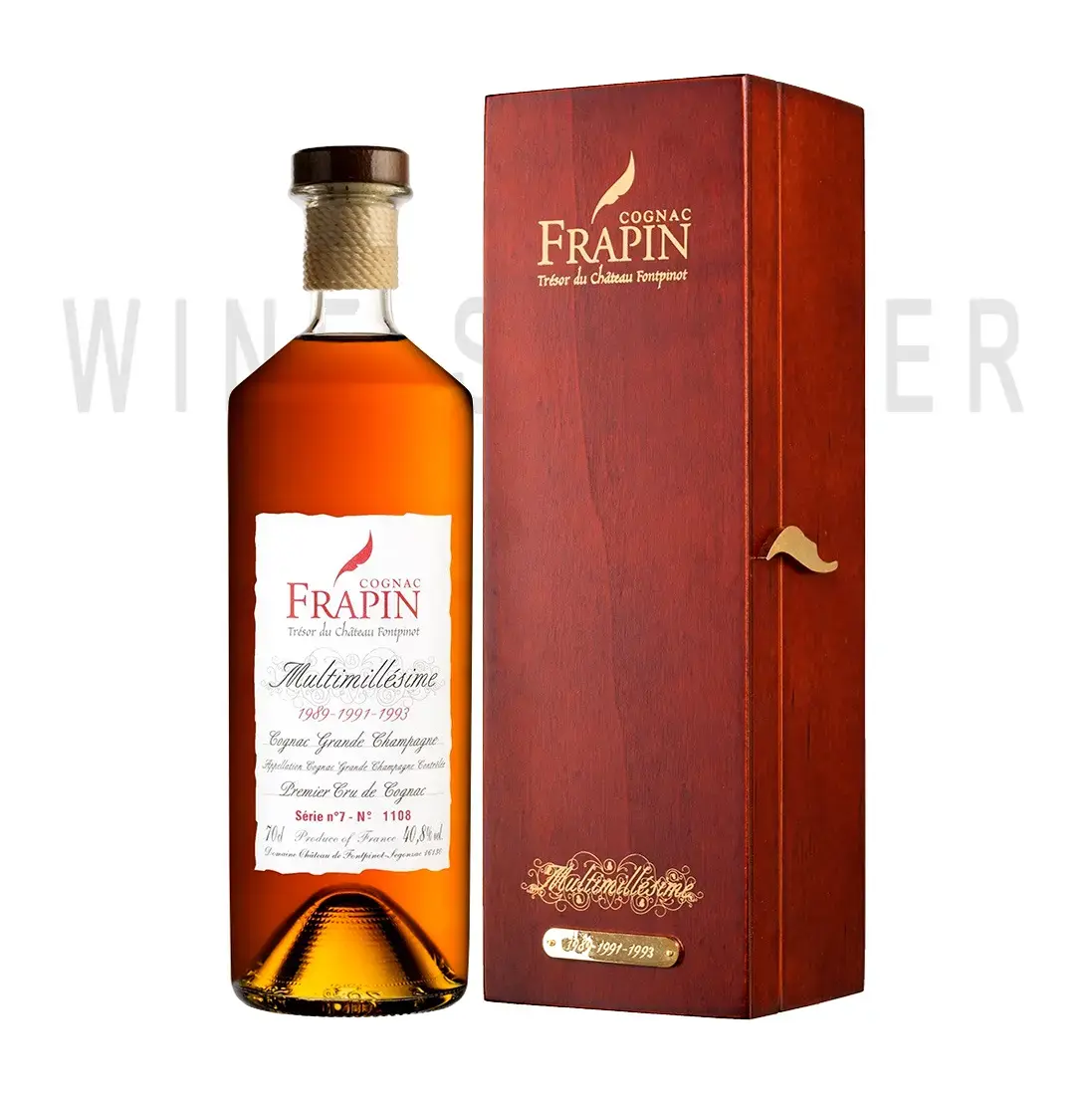 Коньяк Frapin, Multimillesime №7, wooden box 0.7 л