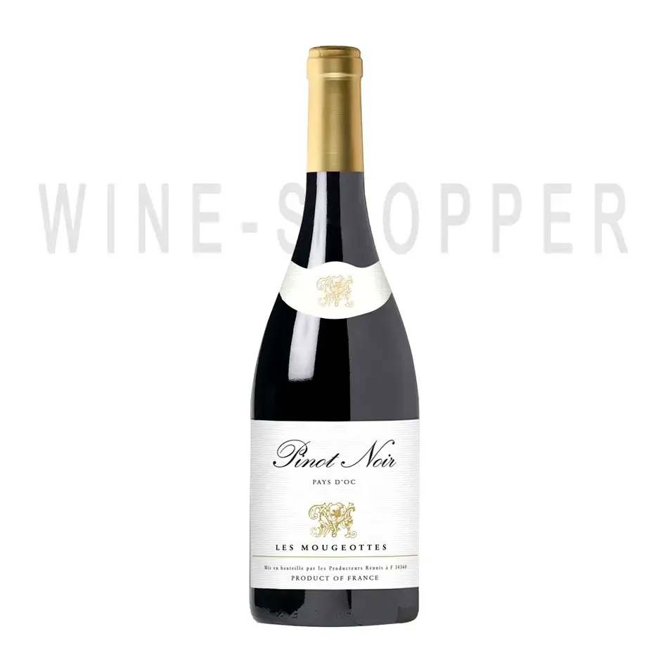 Вино Les Mougeottes Pinot Noir, Pays d'Oc IGP 2019 0.75 л